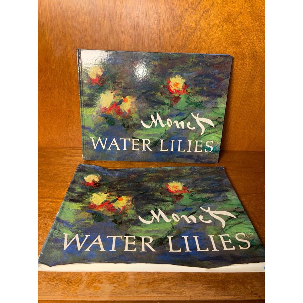 Oversized Monet Water Lilies Coffee Table Art Book 16x12 Hardcover - Picture 6 of 11